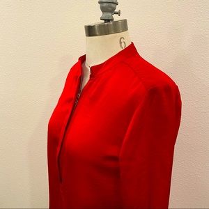 New Nicole Miller blouse top red size XS